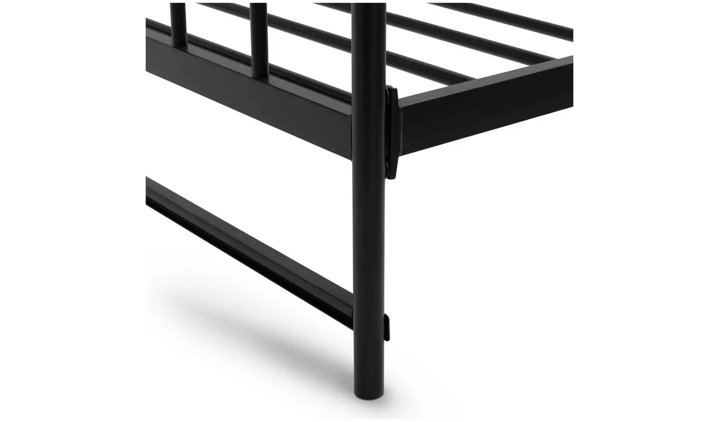 Habitat Kanso Metal Guest Bed Frame - Black NO TRUNDLE
